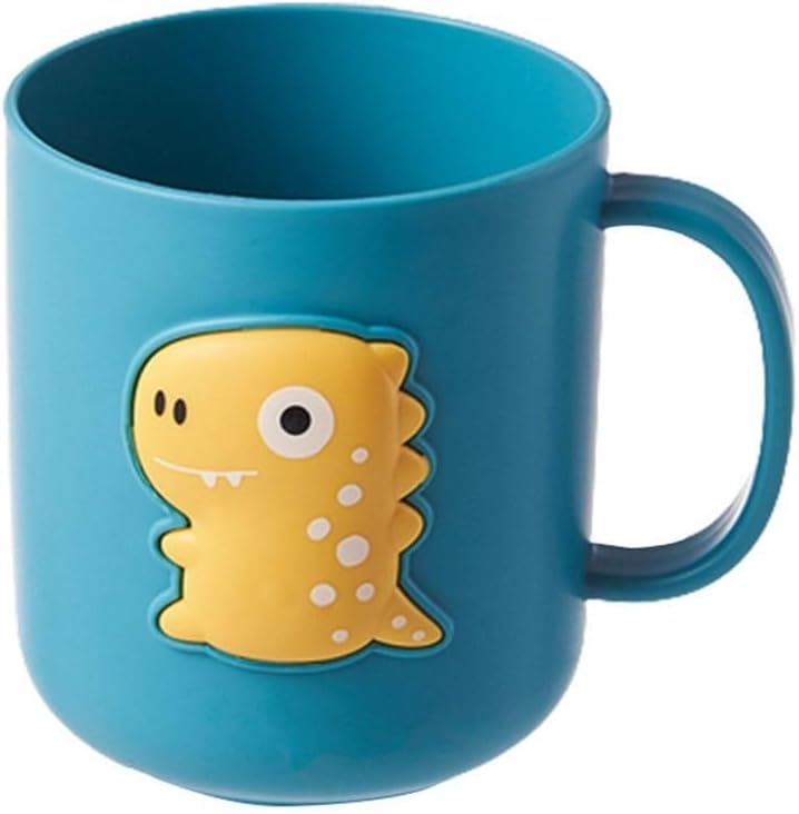 Cute Dinosaur Toothbrush Cup Holder Blue