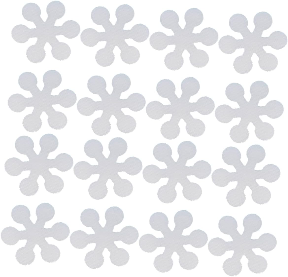 Happyyami 20Pcs Snowflake Non Slip Stickers for Bathtub Kitchen Stairs