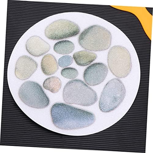 PRETYZOOM 4Pcs Bathroom Non-Slip Stickers with Scraper