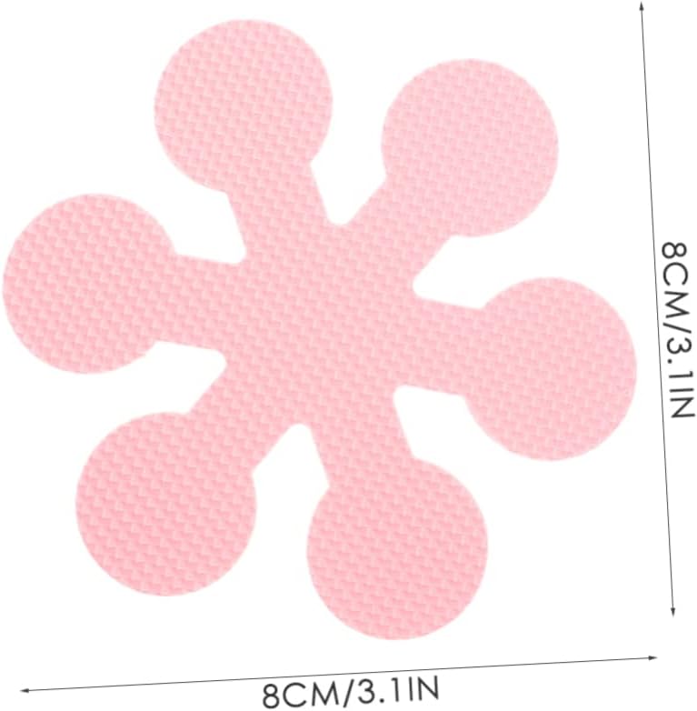PRETYZOOM Snowflake Non-Slip Bathroom Stickers