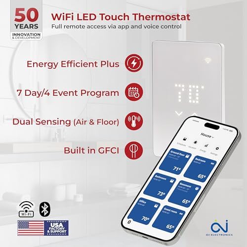 LuxHeat 130sqft Electric Floor Heating Kit