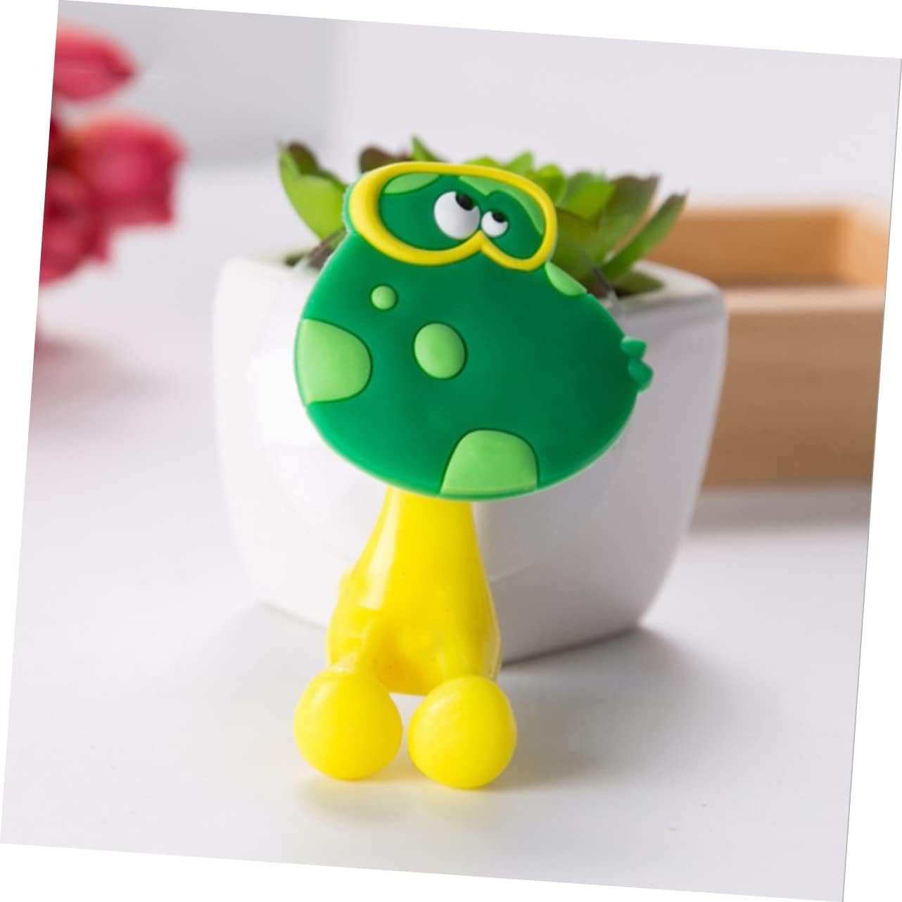 Anneome Cartoon Animal Suction Cup Toothbrush Holder