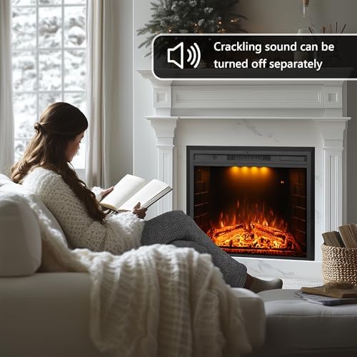 Dreamflame 36 Inch Electric Fireplace with Remote Control