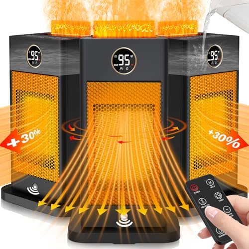 Beautyfan Space Heater with Humidifier and 3D Flame Effect 1