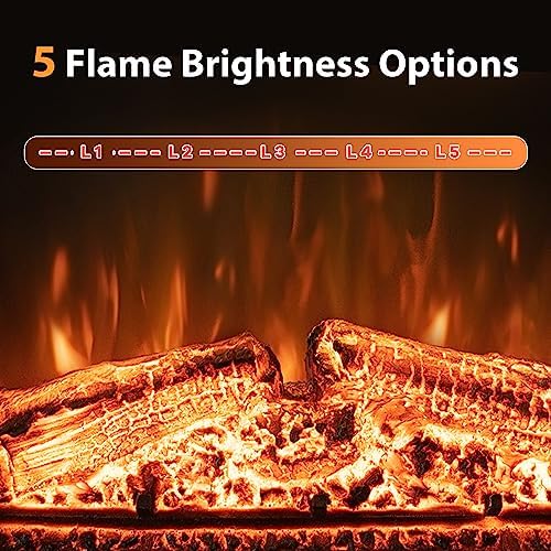 Dreamflame 36 Inch Electric Fireplace with Remote Control