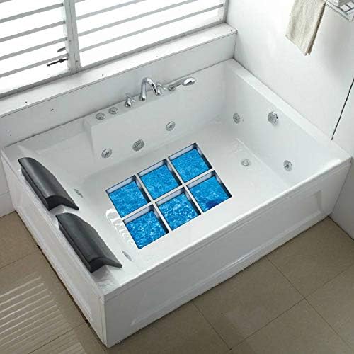 AILEGOU 3D Non-Slip Bathtub Stickers with 6 Pieces