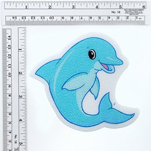 SlipX Solutions Adhesive Bath Treads - Dolphin