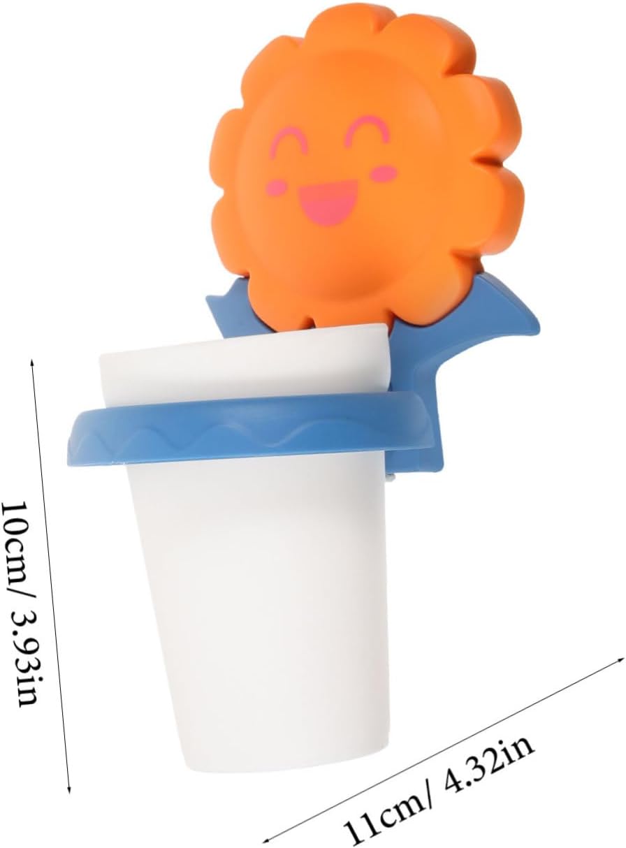 Didiseaon Adorable Toothbrush Cup Holder No Drill