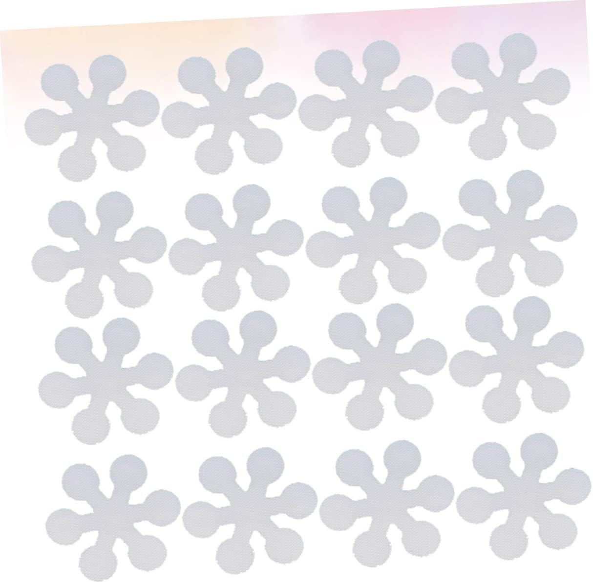 Non-Slip Shower Strips 20 Pcs Snowflake Adhesive Bathtub Decals