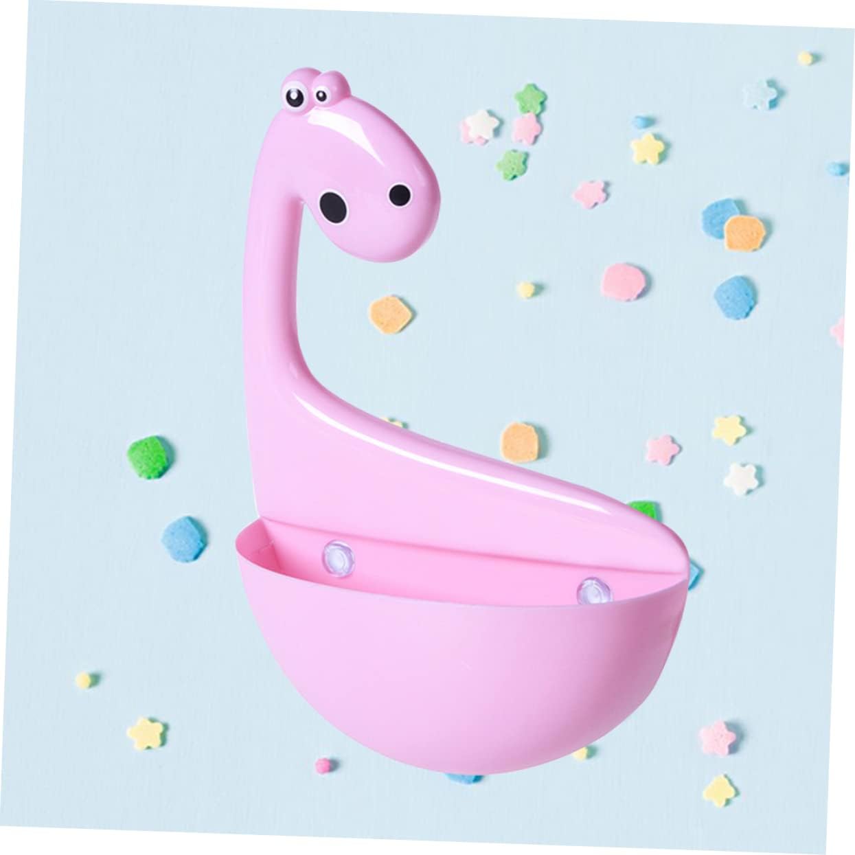 LIFKOME Suction Cup Dinosaur Toothbrush Holder