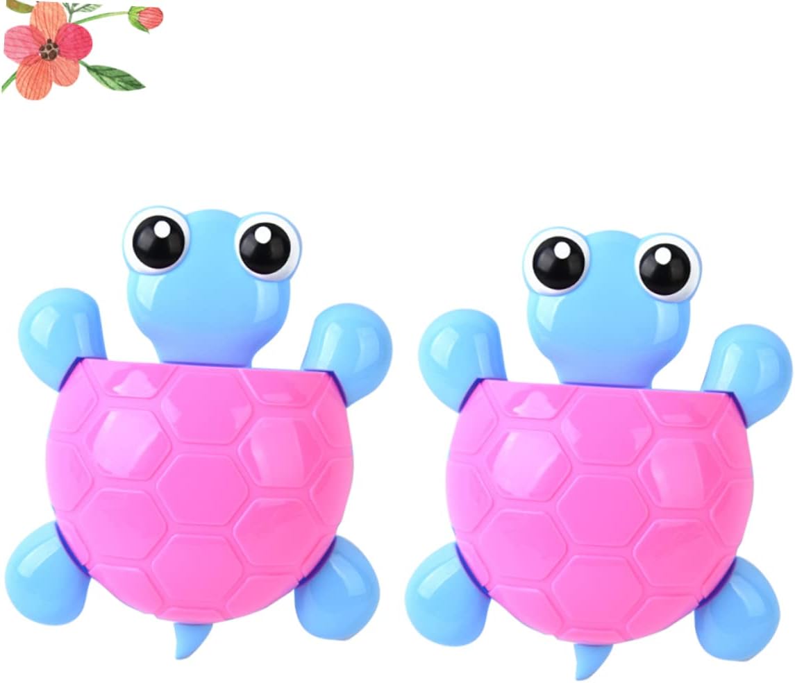 Cute Turtle Suction Cup Toothbrush Holder