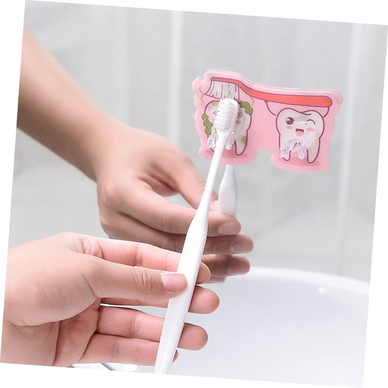 Zerodeko Hanging Toothbrush Holder for Boys Girls