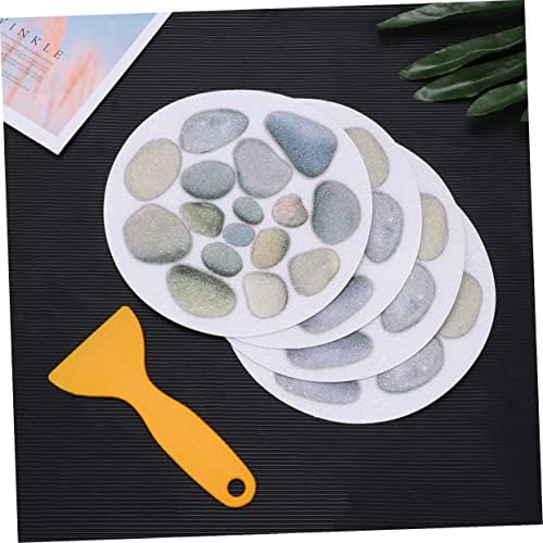 Garneck 4Pcs Slip Prevention Bathroom Stickers