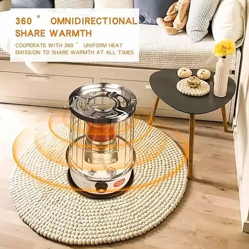 DECORN Kerosene Heater 200 sq ft Portable Convection