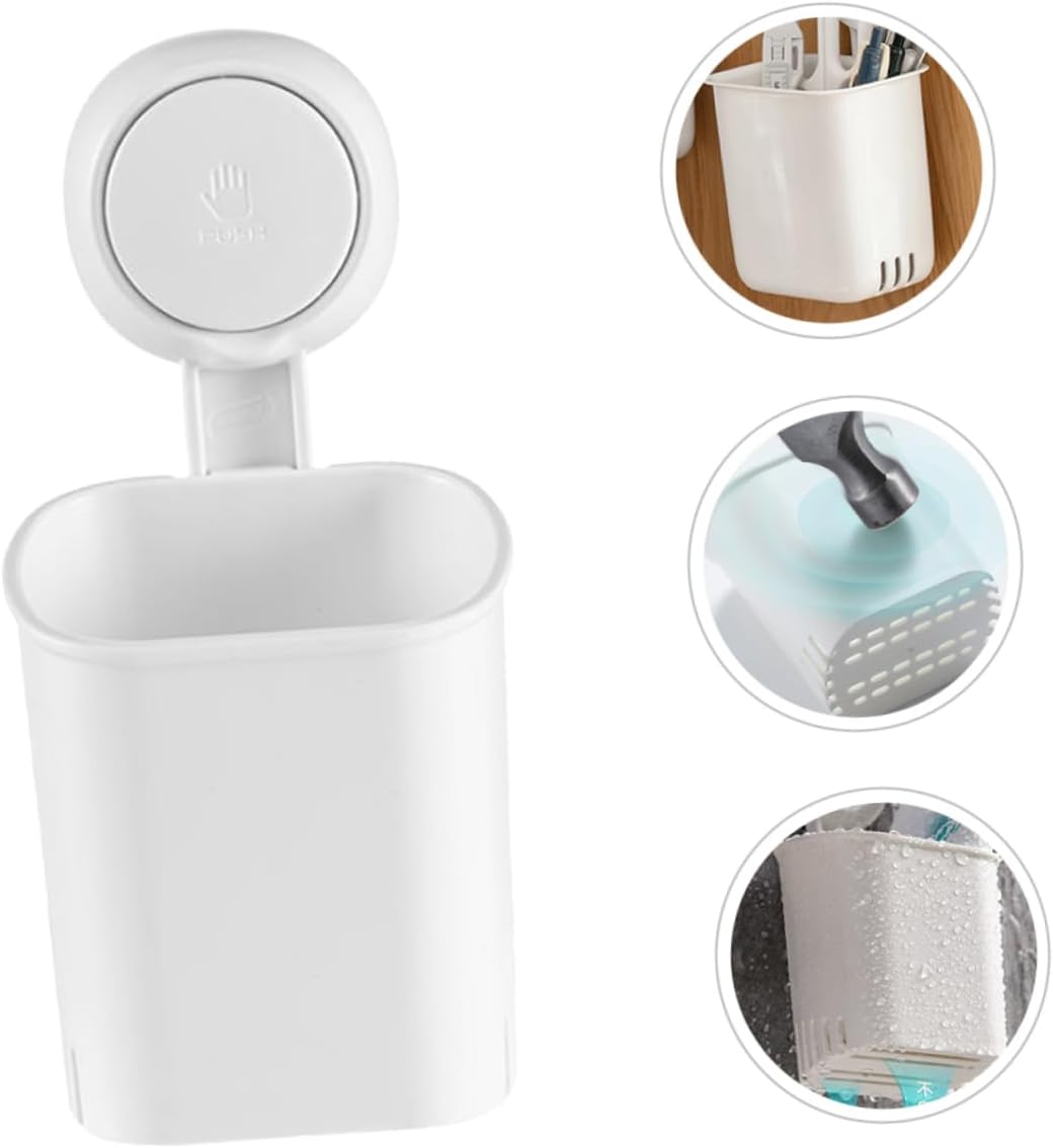Garneck Wall Mounted Toothbrush Holder No Trace Quick Dry
