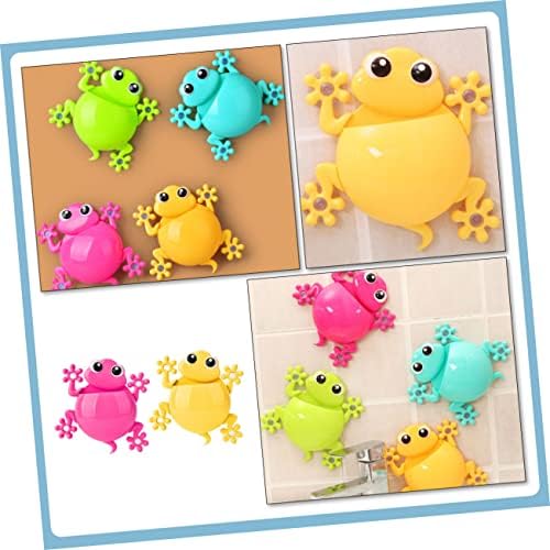 Ciieeo Suction Cup Toothbrush Holder for Kids Gecko Design