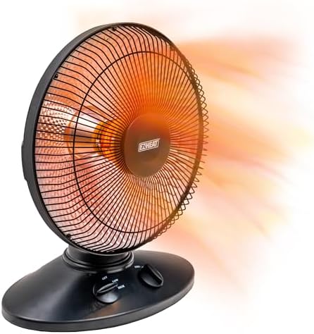 EZ-HEAT 1000-Watt Electric Space Heater with Dual Settings