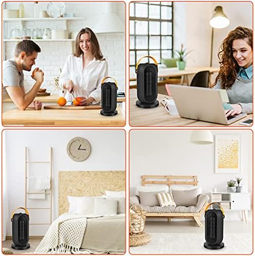 SARMERGE Fan Heater with 4 Settings and Safety Protection