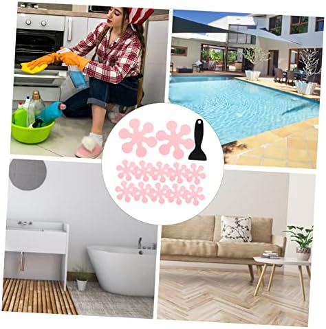 PRETYZOOM Snowflake Non-Slip Bathroom Stickers