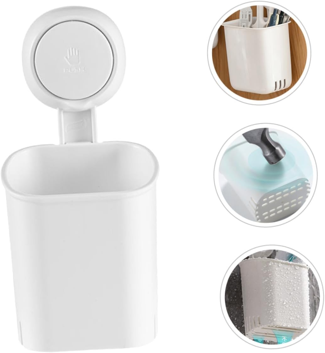 Happyyami Suction Cup Toothbrush Holder 2 Pack