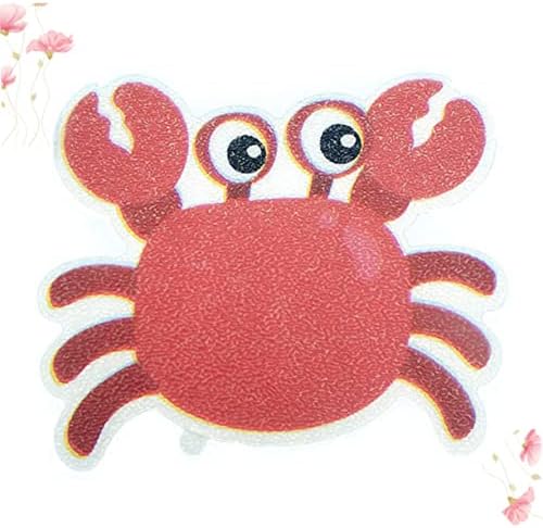 5pcs Non-Slip Bath Stickers Crab Decor Tub Treads