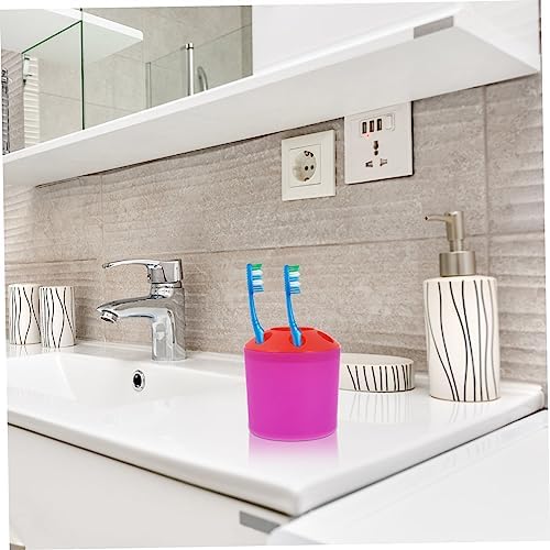 LIFKOME 4-Compartment Toothbrush Holder Organizer 1
