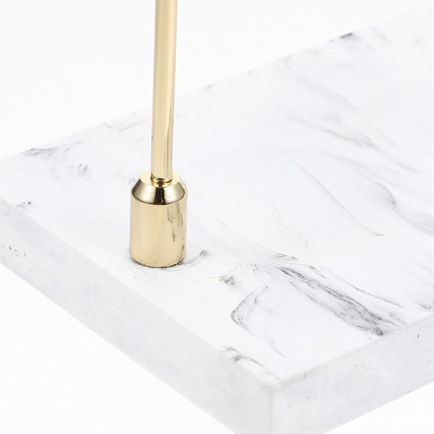 SOLUSTRE Marble Toothbrush Holder Makeup Brush Stand