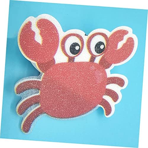 LIFKICH Non-Slip Bathroom Stickers 5pcs Cartoon Crab Design