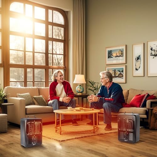 Milkhouse Space Heater with Thermostat and 3 Heat Settings