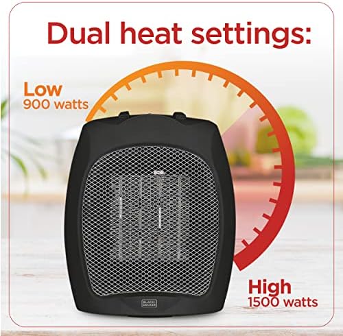 BLACKDECKER 1500W Ceramic Space Heater for Indoor Use 1