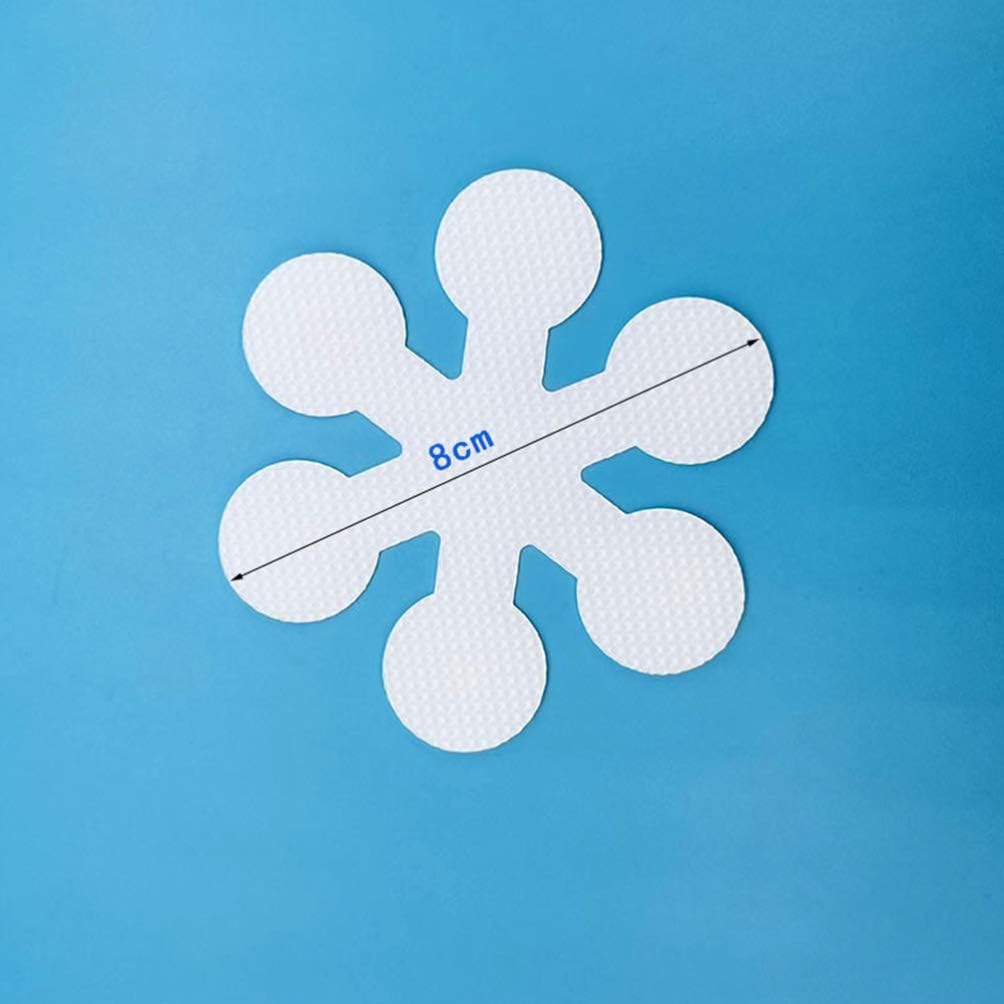 Cabilock 20 Pack Snowflake Non-Slip Bath Treads