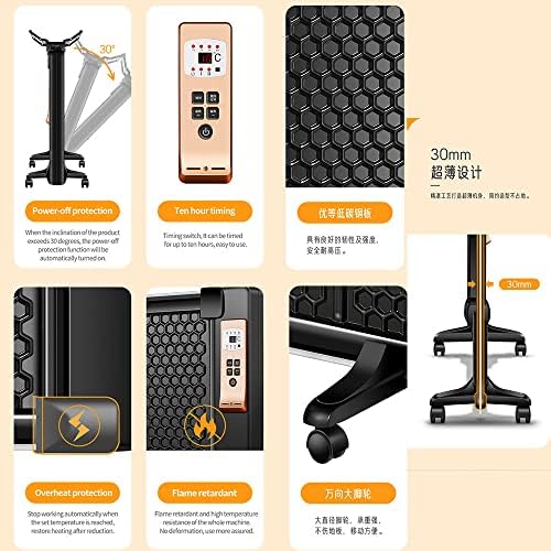 TFGK 1800W Ultra-Thin Space Heater with 3 Modes and Drying Rack