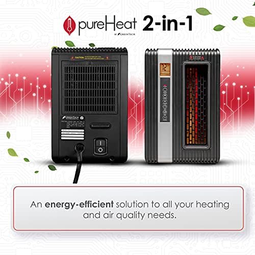 GreenTech Environmental pureHeat 2-in-1 Heater and Air Purifier
