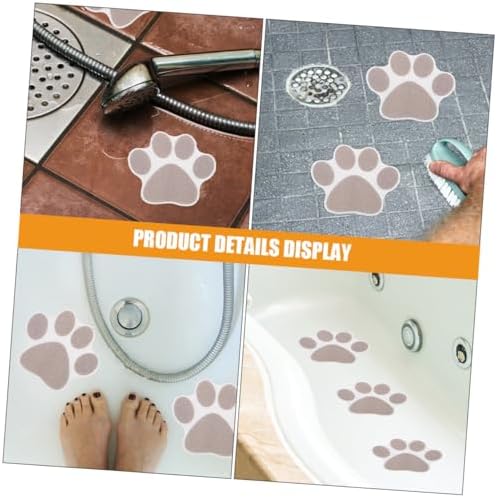 FUNOMOCYA Bathtub Slip Stickers 20pcs Dog Paw Decals