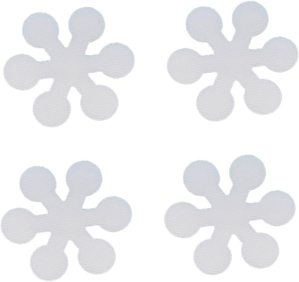 Non-Slip Shower Strips 20 Pcs Snowflake Adhesive Bathtub Decals