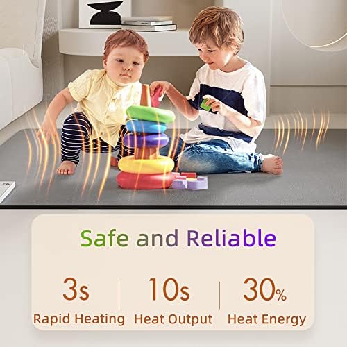 GWMWON Infrared Heated Floor Rug 140x200cm