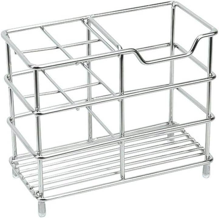 Sleek Silver Toothbrush Holder for Bathroom Essentials