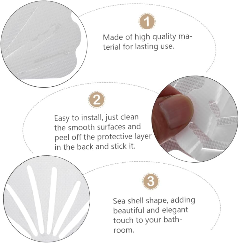 MAGICLULU Non-Slip Bath Stickers for Shower Tub Safety 1