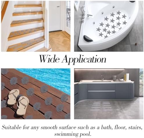 48PCS Bathtub Non Slip Stickers Set with Scraper