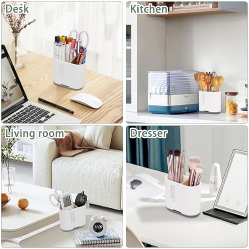 Chintu Toothbrush Holder with Drainage Compact Bathroom Organizer for Kids and Adults