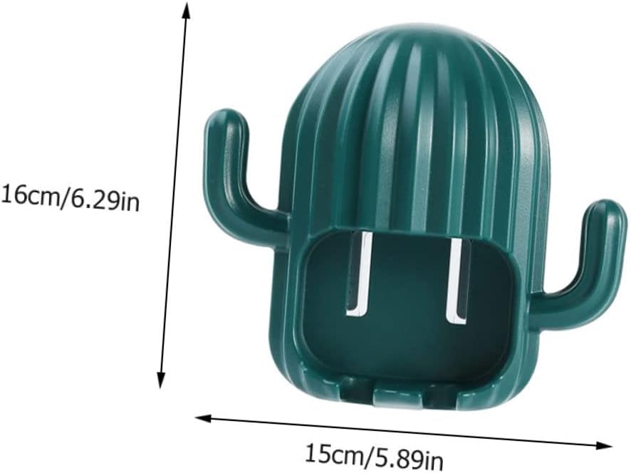 ABOOFAN 4pcs Cactus Toothbrush Holder Set 1