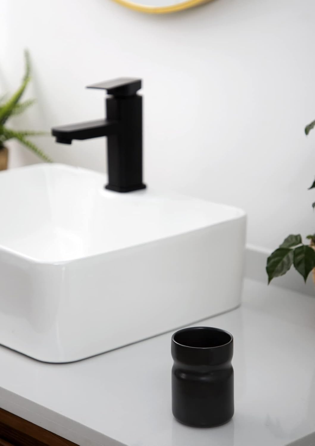 Nucookery 275 Ceramic Black Kids Toothbrush Holder