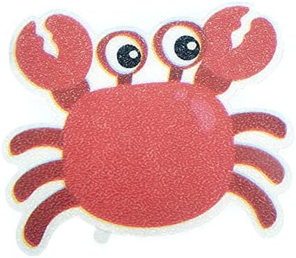 MAGICLULU Non-Slip Bath Stickers Crab Shape 5pcs