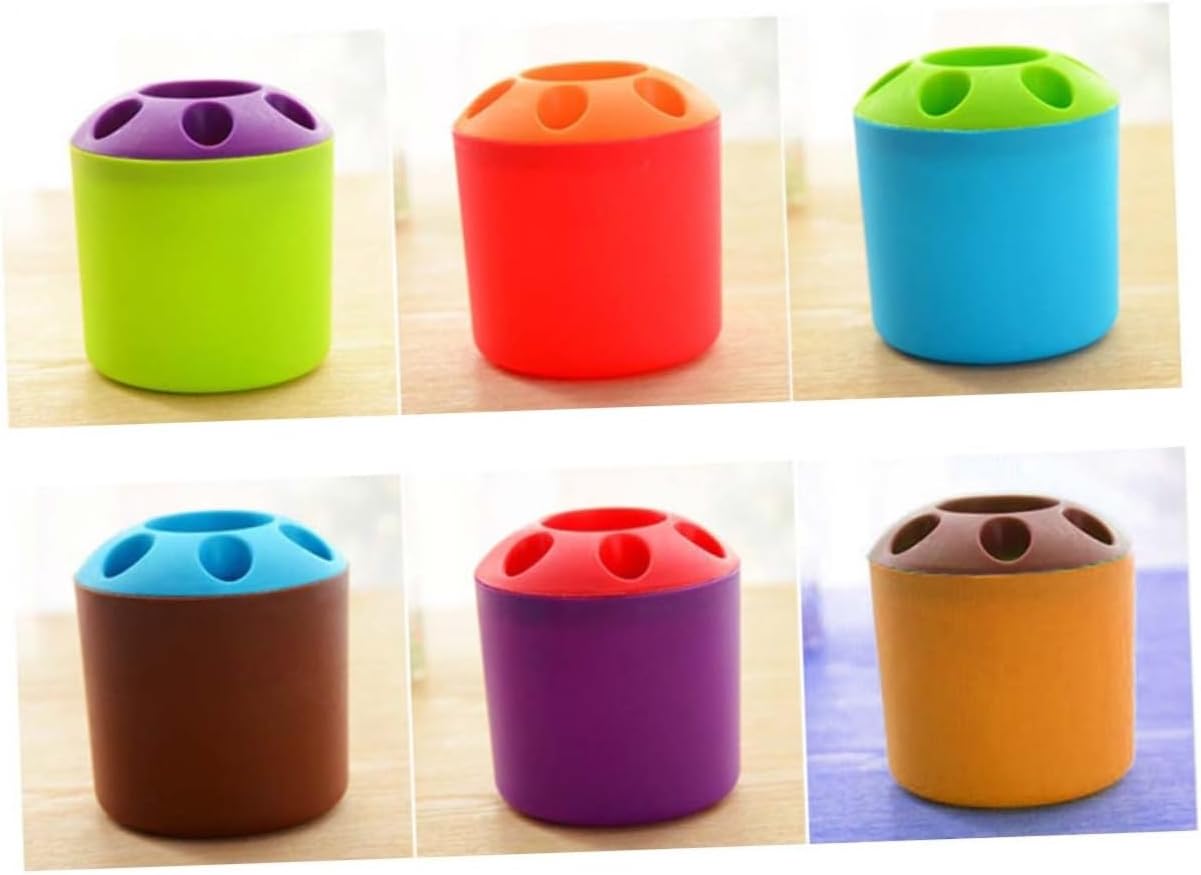 Cabilock 4 Slot Toothbrush Stand with Toothpaste Holder
