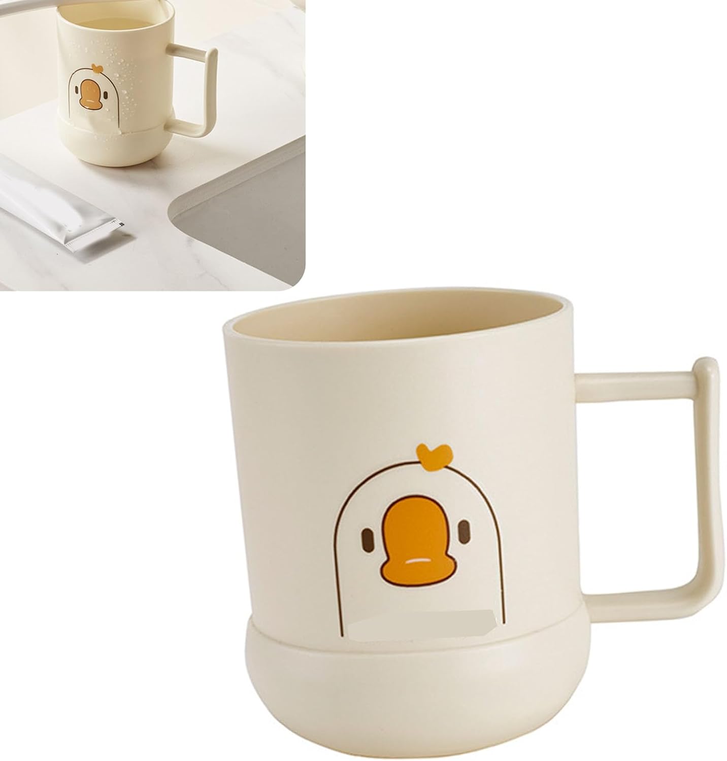 Haofy Cartoon Toothbrush Cup with Cute Design and Practical Use