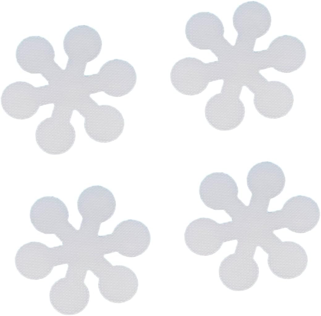 HEALLILY 20Pcs Snowflake Non-Slip Bath Stickers