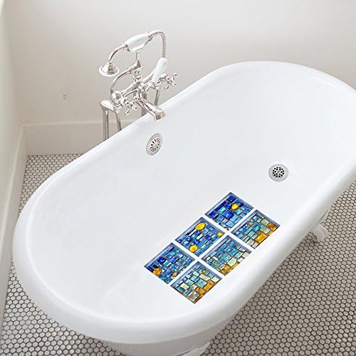 AILEGOU 3D Non-Slip Bathtub Stickers with Animals - 6 Pieces