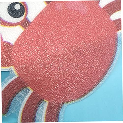 Marine Crab Non-Slip Stickers 5pcs for Bathroom Safety