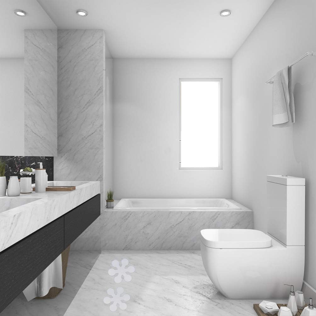 Cabilock 20 Pack Snowflake Non-Slip Bath Treads