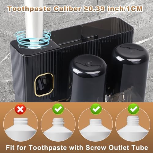 Tefola Toothbrush Bracket with Toothpaste Dispenser